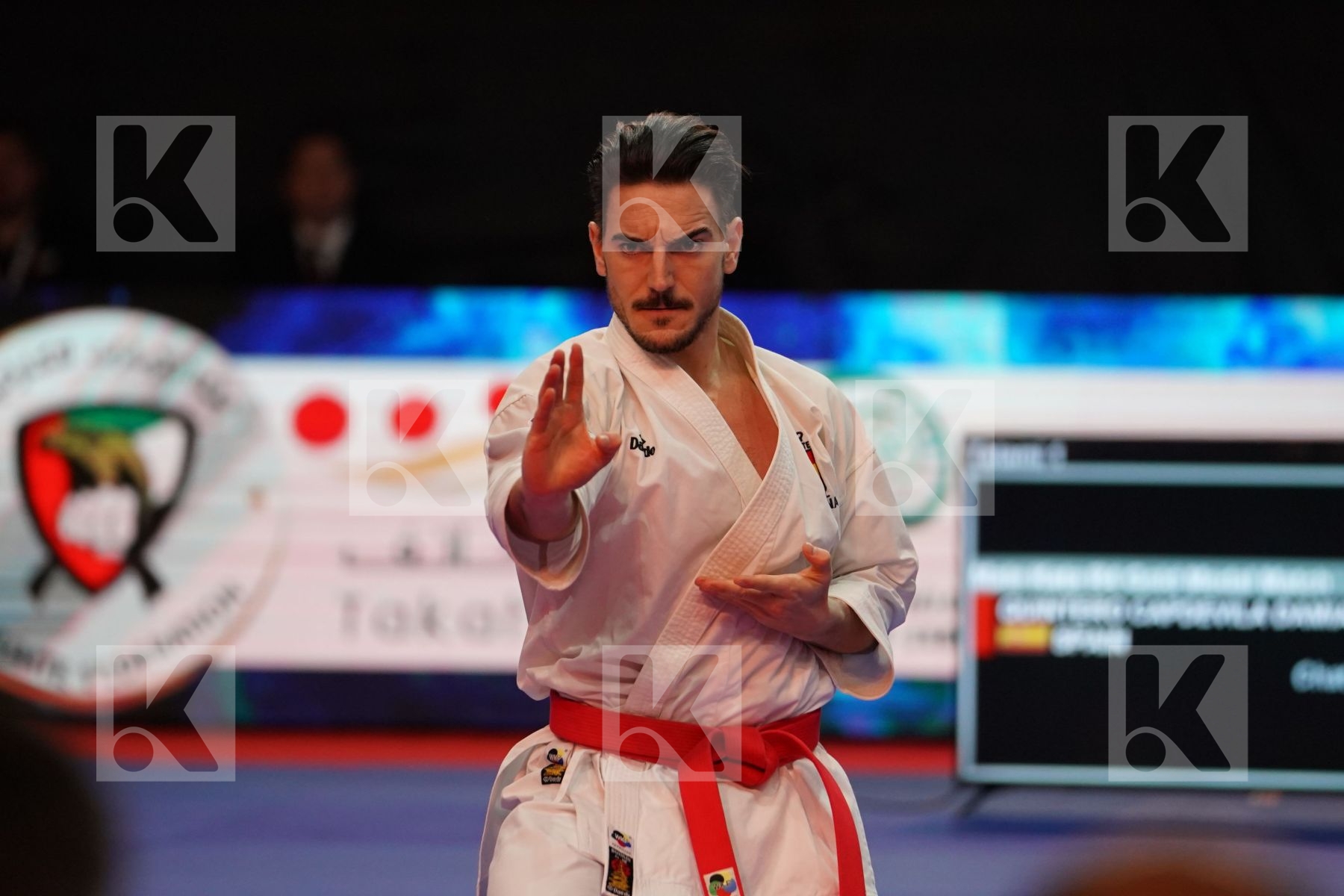 QUINTERO CAPDEVILA DAMIAN HUGO (SPAIN) in Senior Male Kata - Gold bout
