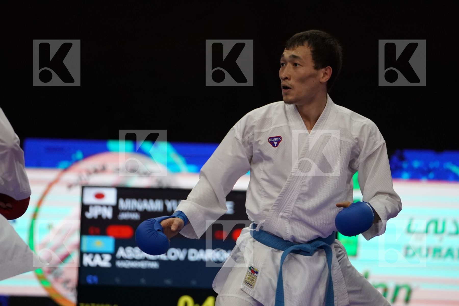 MINAMI YUNOSUKE (JAPAN) VS ASSADILOV DARKHAN (KAZAKHSTAN) in Senior Kumite -60 Kg - Gold bout