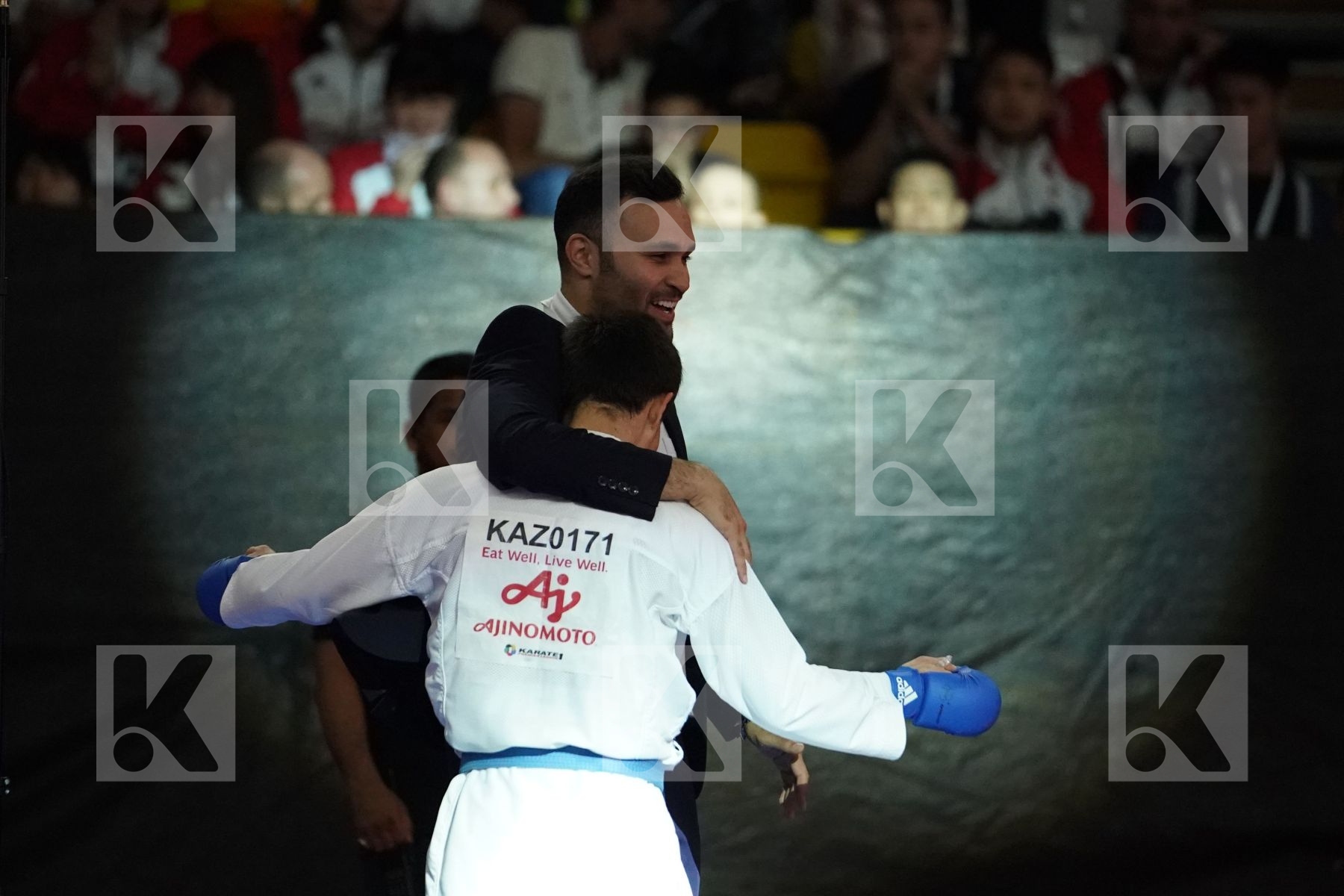 MINAMI YUNOSUKE (JAPAN) VS ASSADILOV DARKHAN (KAZAKHSTAN) in Senior Kumite -60 Kg - Gold bout