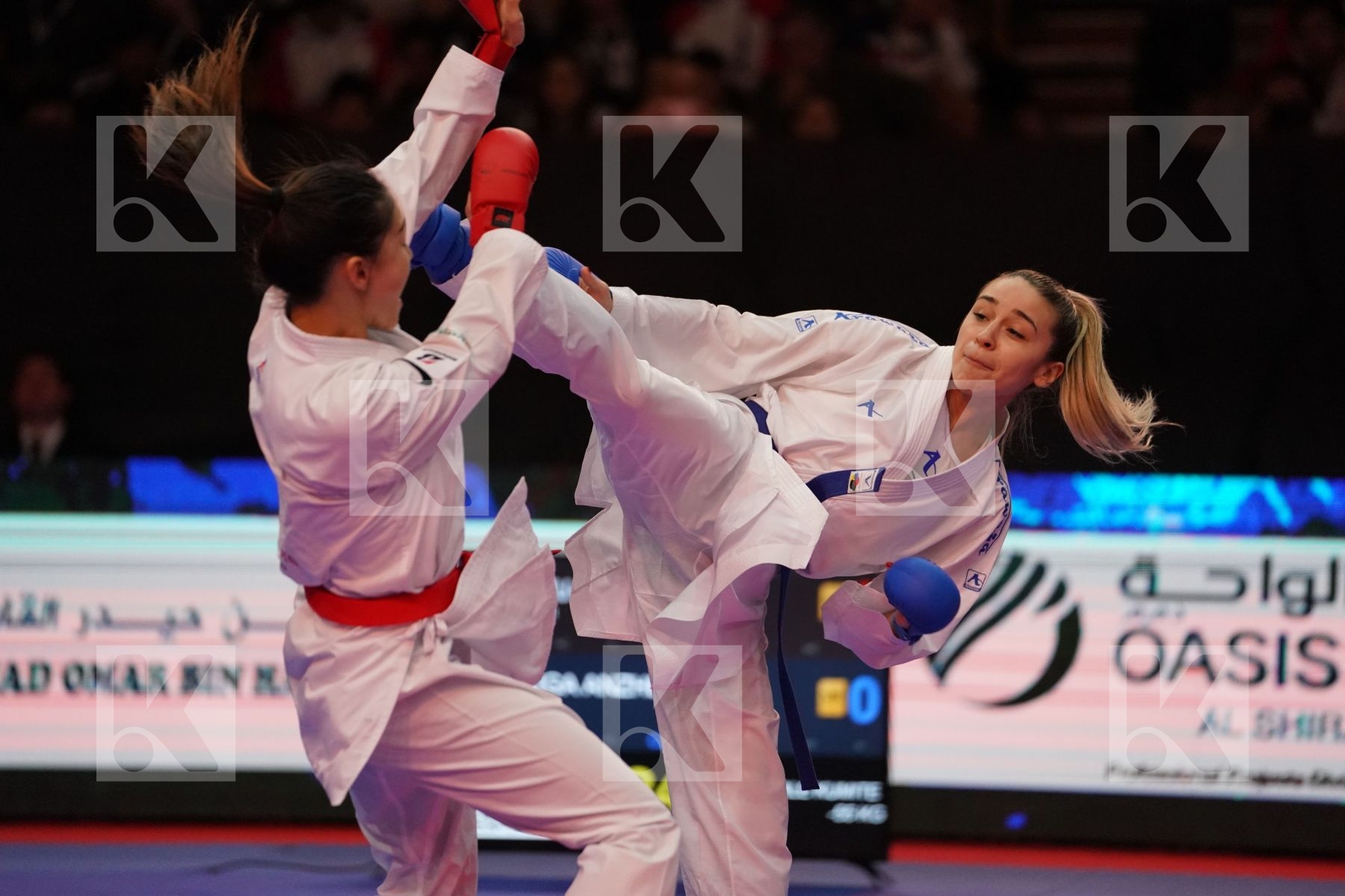 WEN TZU-YUN (CHINESE TAIPEI) VS TERLIUGA ANZHELIKA (UKRAINE) in Senior Kumite -55 Kg - Gold bout