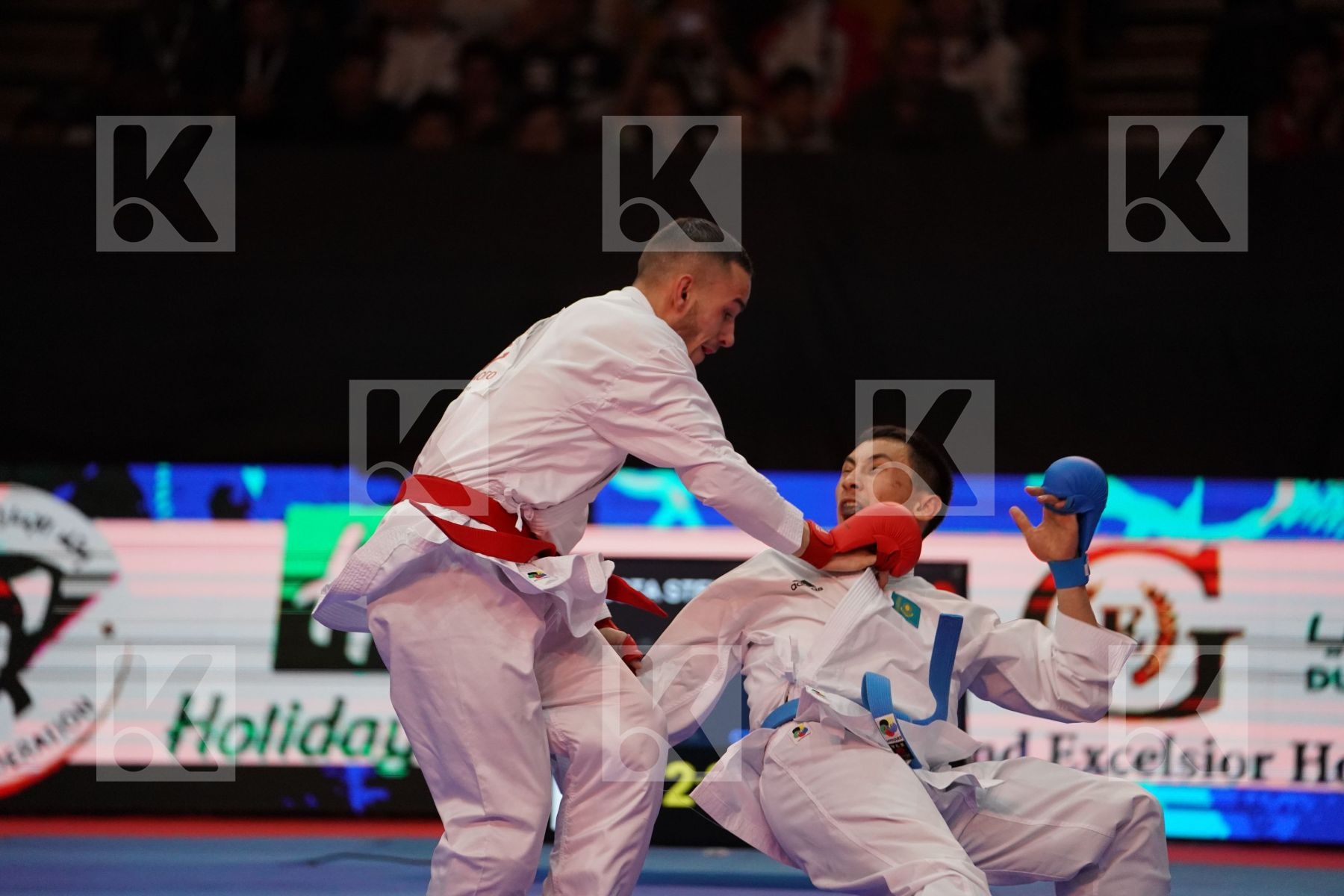 DACOSTA STEVEN (FRANCE) VS AMIRALI DIDAR (KAZAKHSTAN) in Senior Kumite -67 Kg - Gold bout