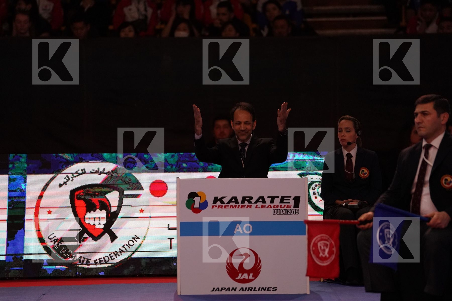 BUSA LUIGI (ITALY) VS ASGARI GHONCHEH BAHMAN (ISLAMIC REPUBLIC OF IRAN) in Senior Kumite -75 Kg - Gold bout