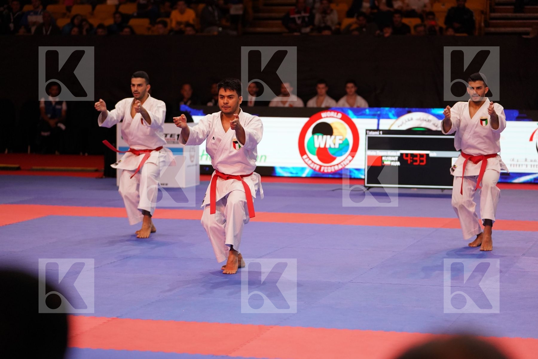 KUWAIT in Senior Team Male Kata - Gold bout