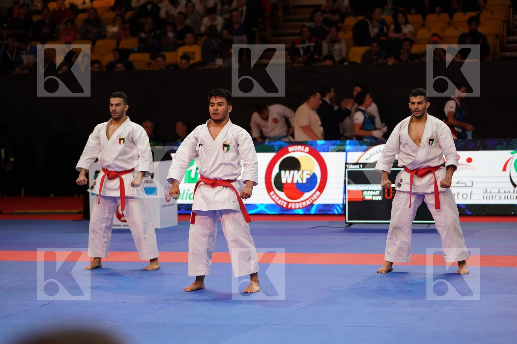 KUWAIT in Senior Team Male Kata - Gold bout