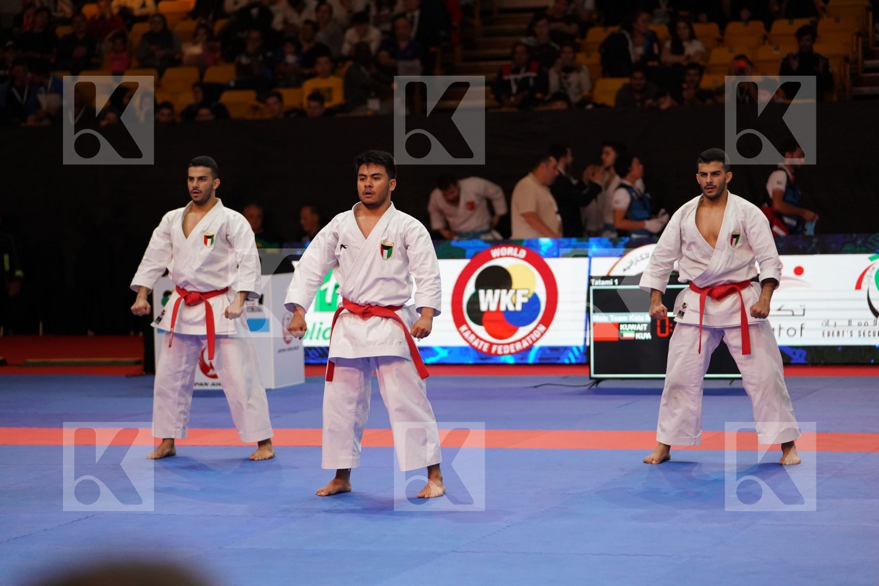 KUWAIT in Senior Team Male Kata - Gold bout