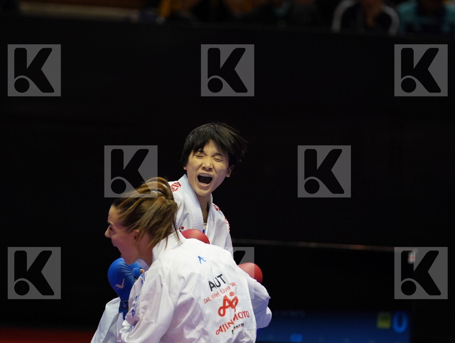 LI RANRAN (China) vs PLANK BETTINA (Austria) in Senior Kumite -50 Kg - Bronze bout