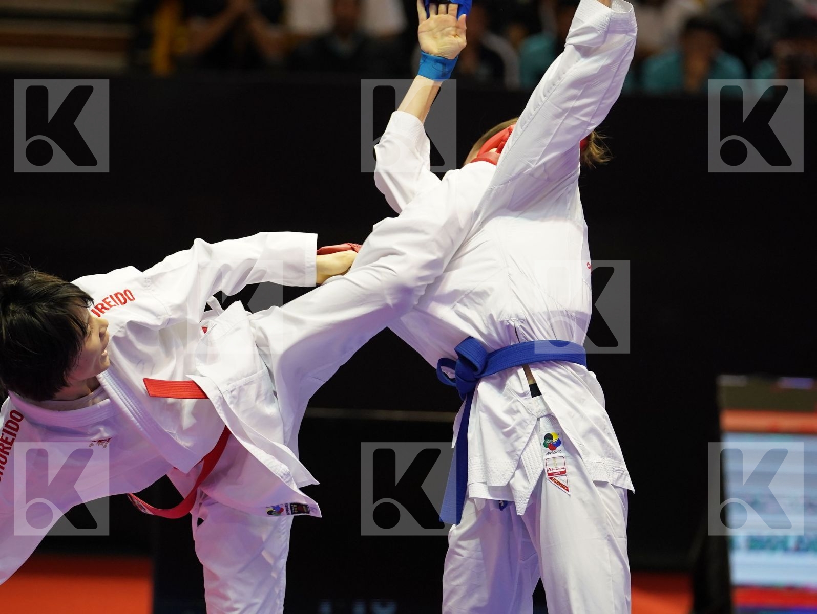 LI RANRAN (China) vs PLANK BETTINA (Austria) in Senior Kumite -50 Kg - Bronze bout