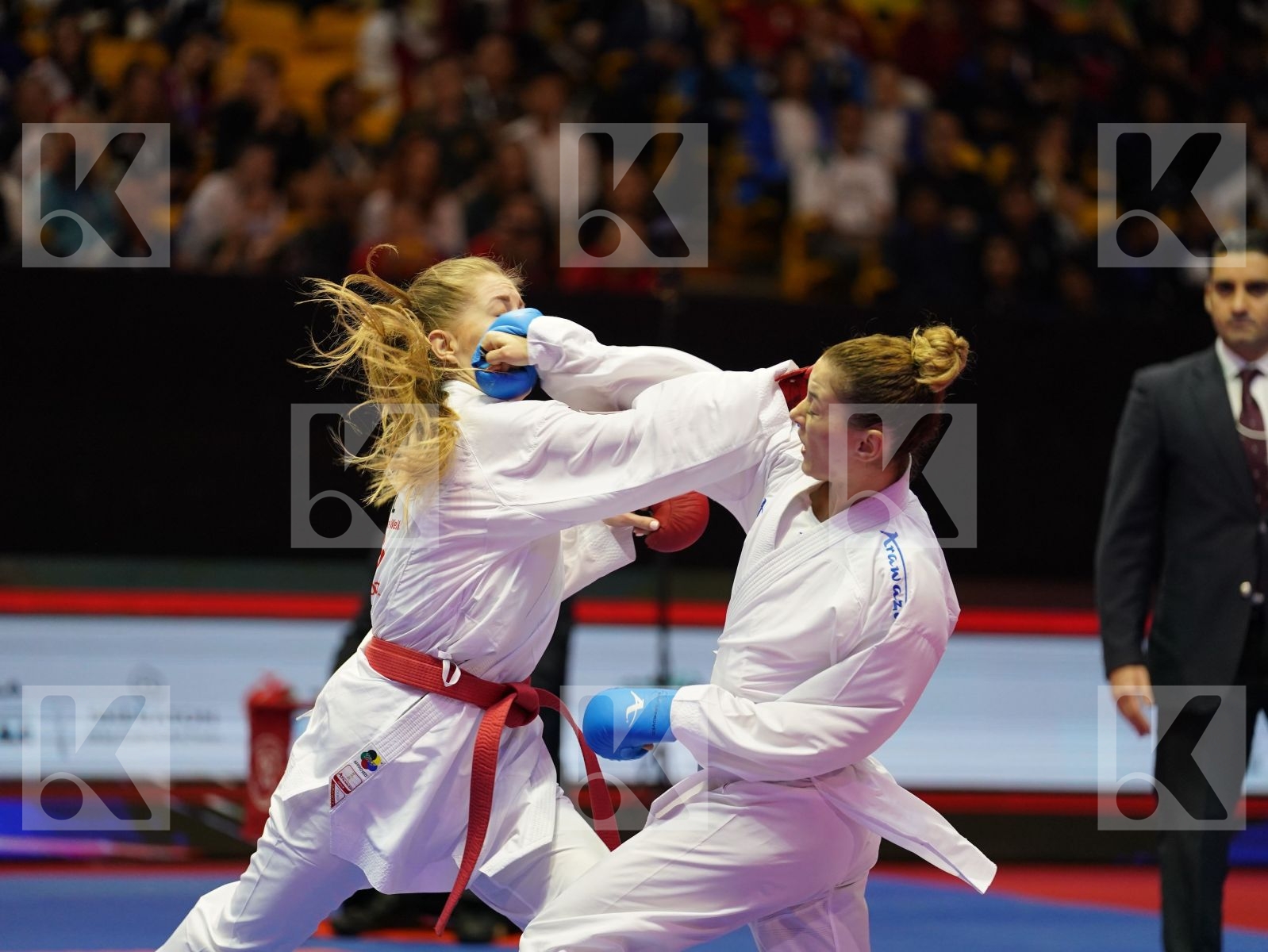 BANASZCZYK DOROTA (Poland) vs YAKAN TUBA (Turkey) in Senior Kumite -55 Kg - Bronze bout