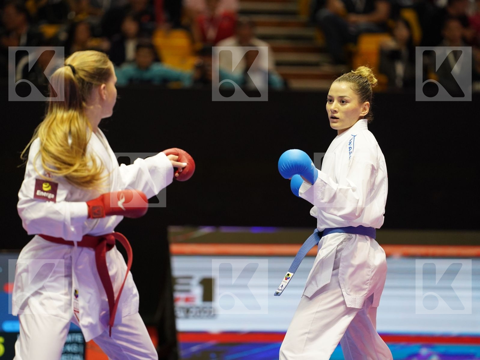 BANASZCZYK DOROTA (Poland) vs YAKAN TUBA (Turkey) in Senior Kumite -55 Kg - Bronze bout