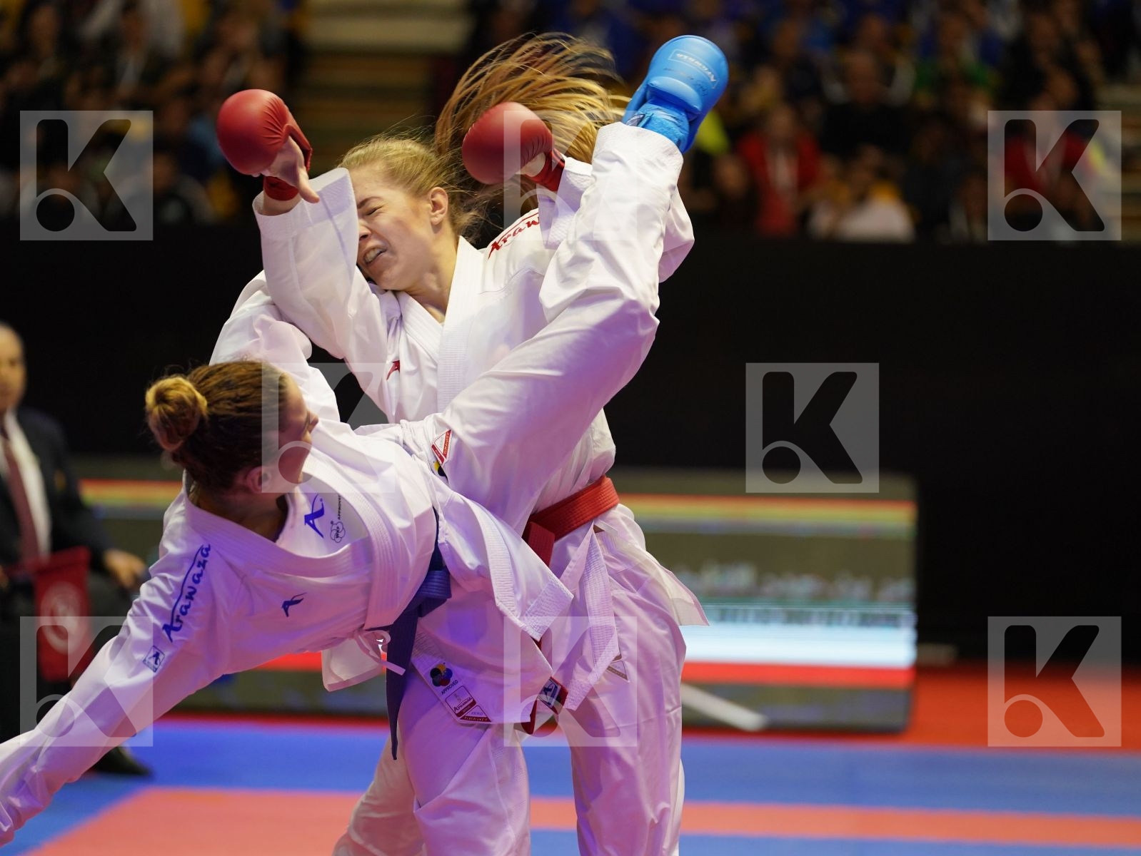 BANASZCZYK DOROTA (Poland) vs YAKAN TUBA (Turkey) in Senior Kumite -55 Kg - Bronze bout