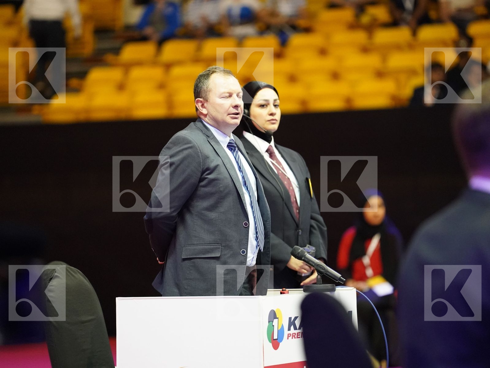 BANASZCZYK DOROTA (Poland) vs YAKAN TUBA (Turkey) in Senior Kumite -55 Kg - Bronze bout
