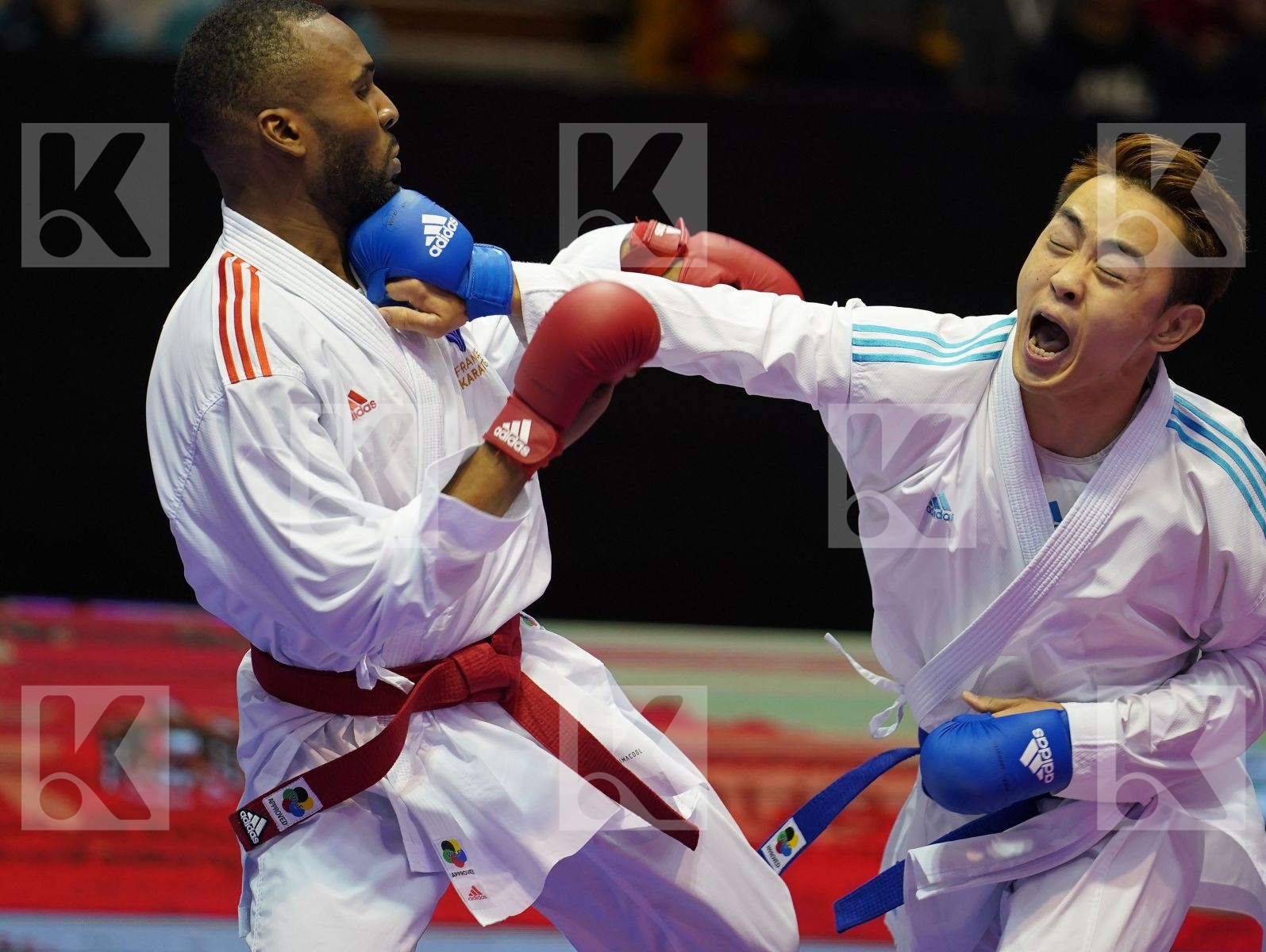 GARIN MARVIN (France) vs NGAMPHUENGPHIT SUPA (Thailand) in Senior Kumite -67 Kg - Bronze bout