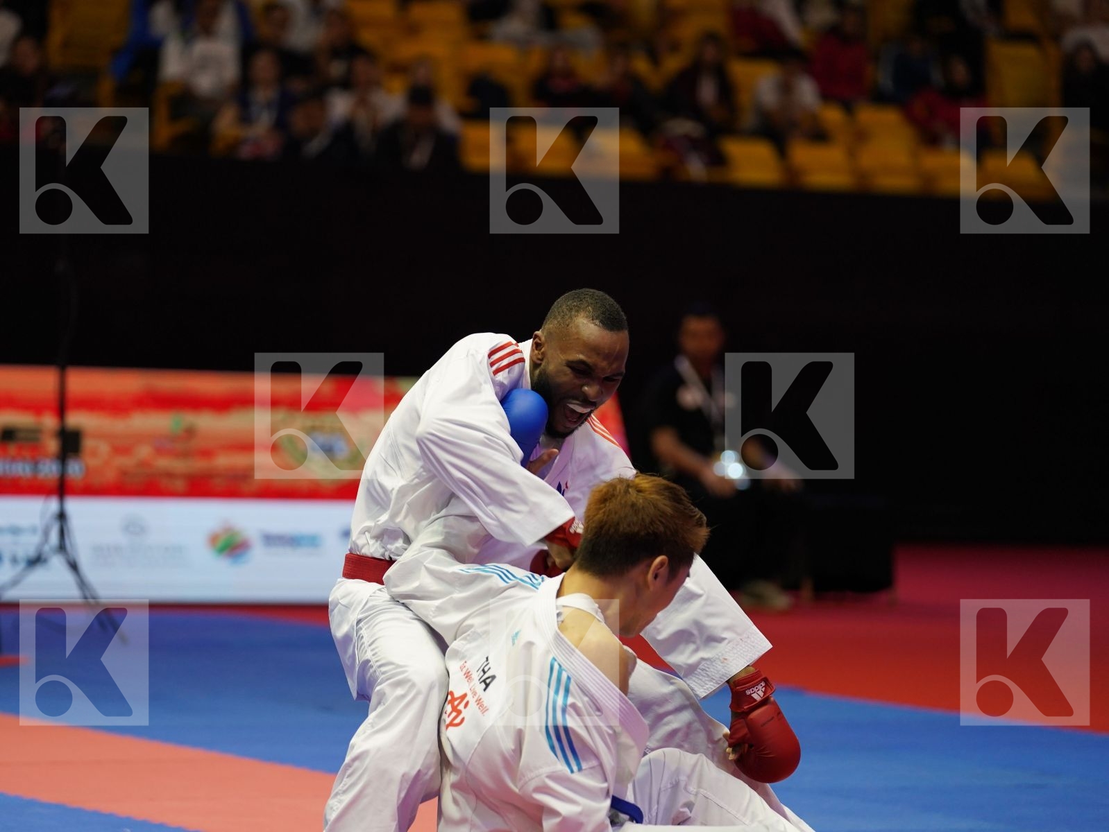 GARIN MARVIN (France) vs NGAMPHUENGPHIT SUPA (Thailand) in Senior Kumite -67 Kg - Bronze bout