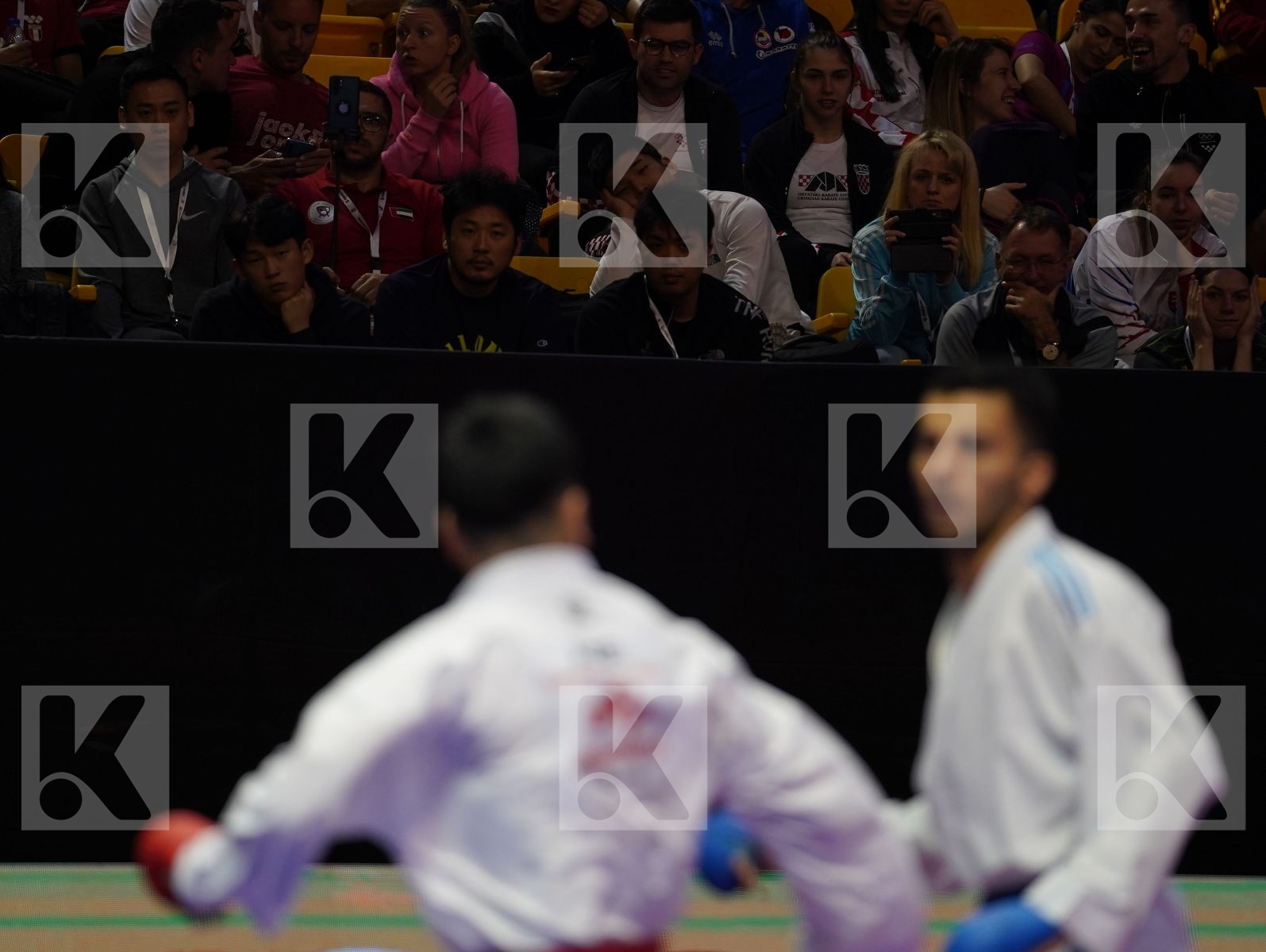HASANOV RAFIZ (Azerbaijan) vs UYGUR BURAK (Turkey) in Senior Kumite -67 Kg - Bronze bout