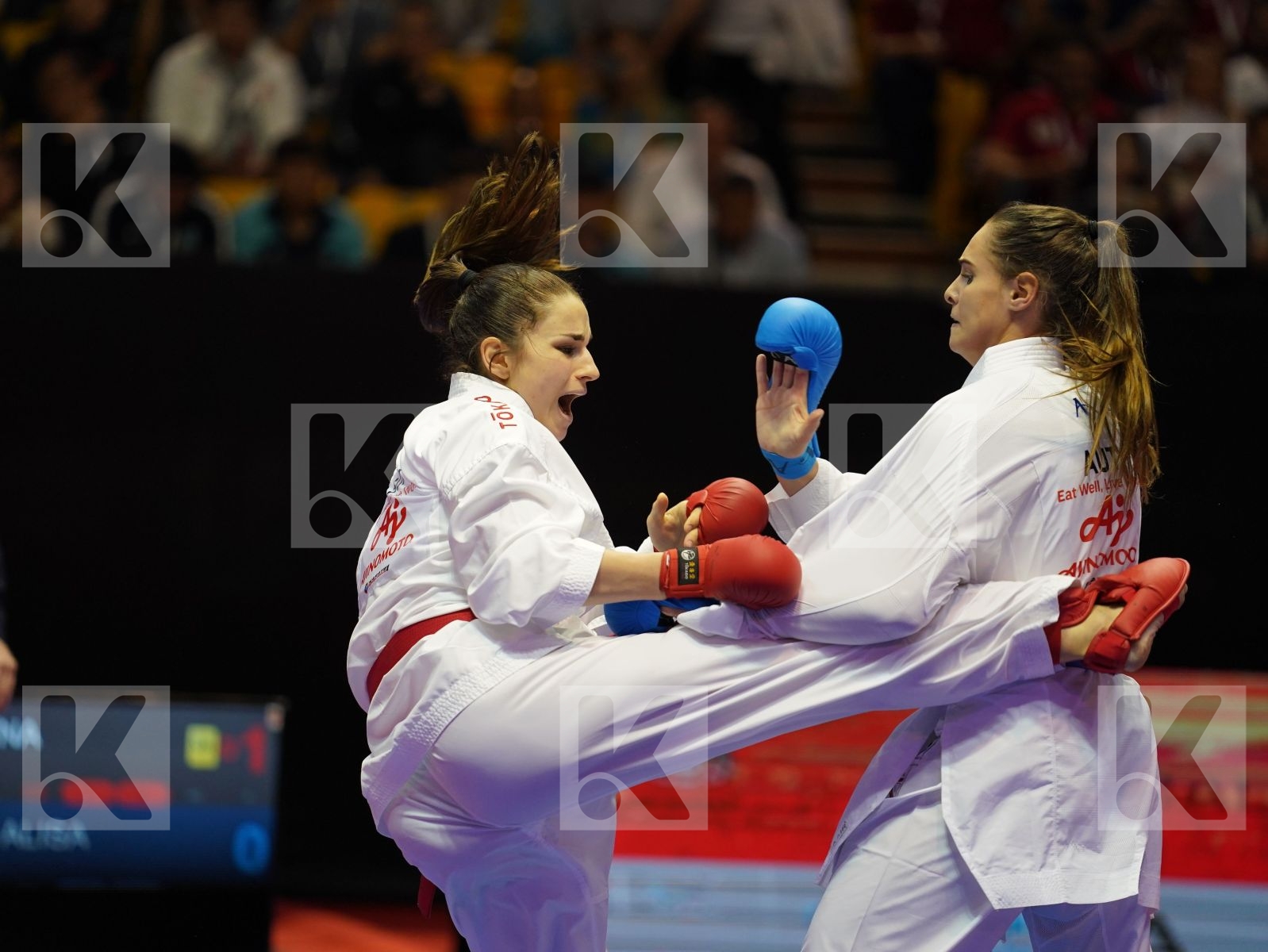 QUIRICI ELENA (Suisse) vs BUCHINGER ALISA (Austria) in Senior Kumite -68 Kg - Bronze bout