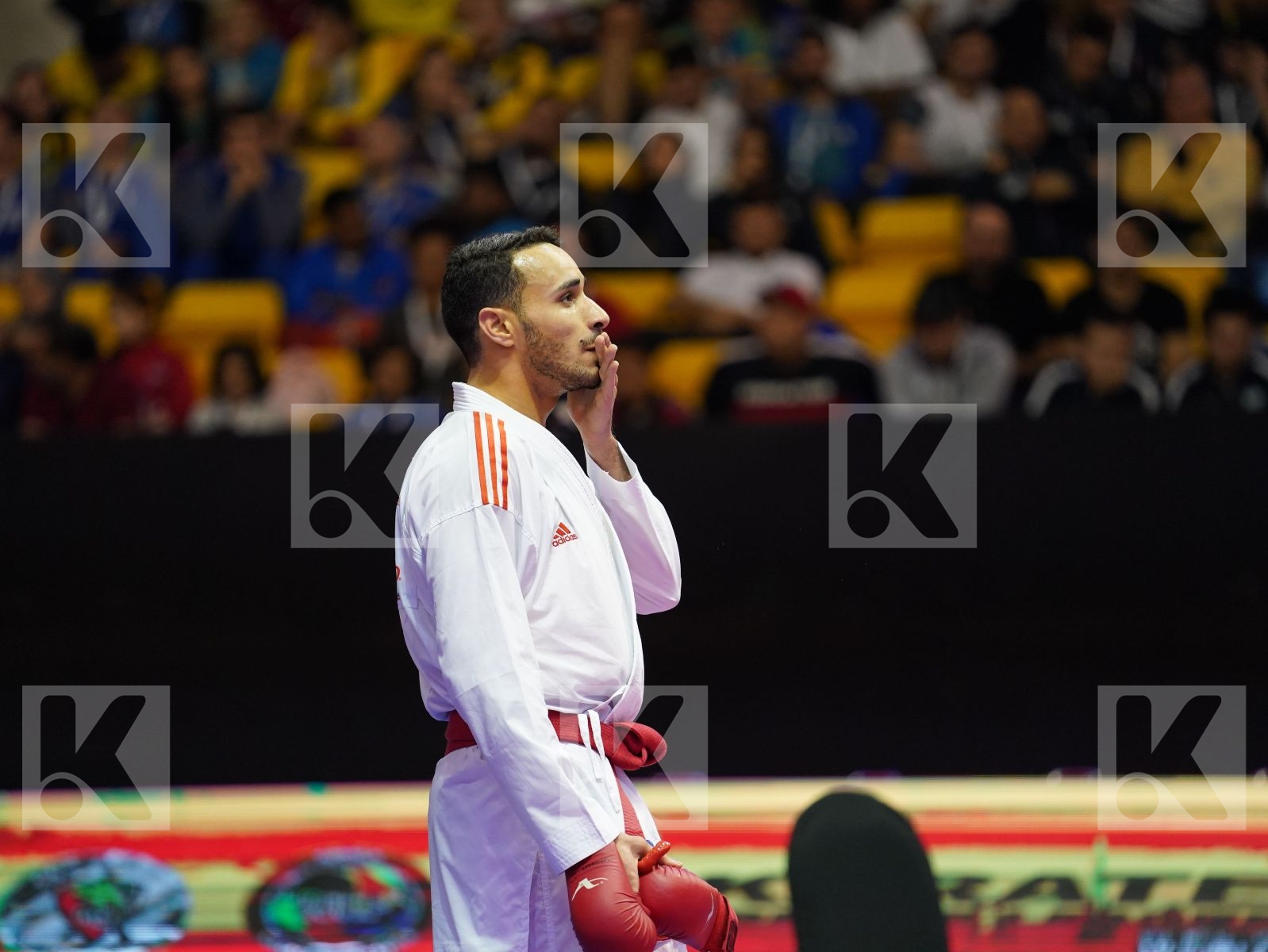 ABDESSELEM FAROUK (France) vs  SPASENOVSKI PETAR (North Macedonia) in Senior Kumite -84 Kg - Bronze bout