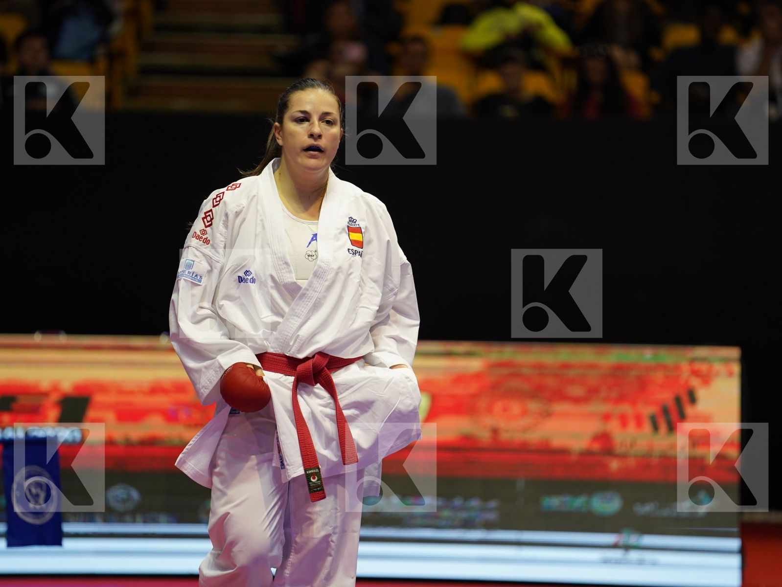 PALACIO GONZALEZ LAURA (Spain) vs BERULTSEVA SOFYA (Kazakhstan) in Senior Kumite 68+ Kg - Bronze bout