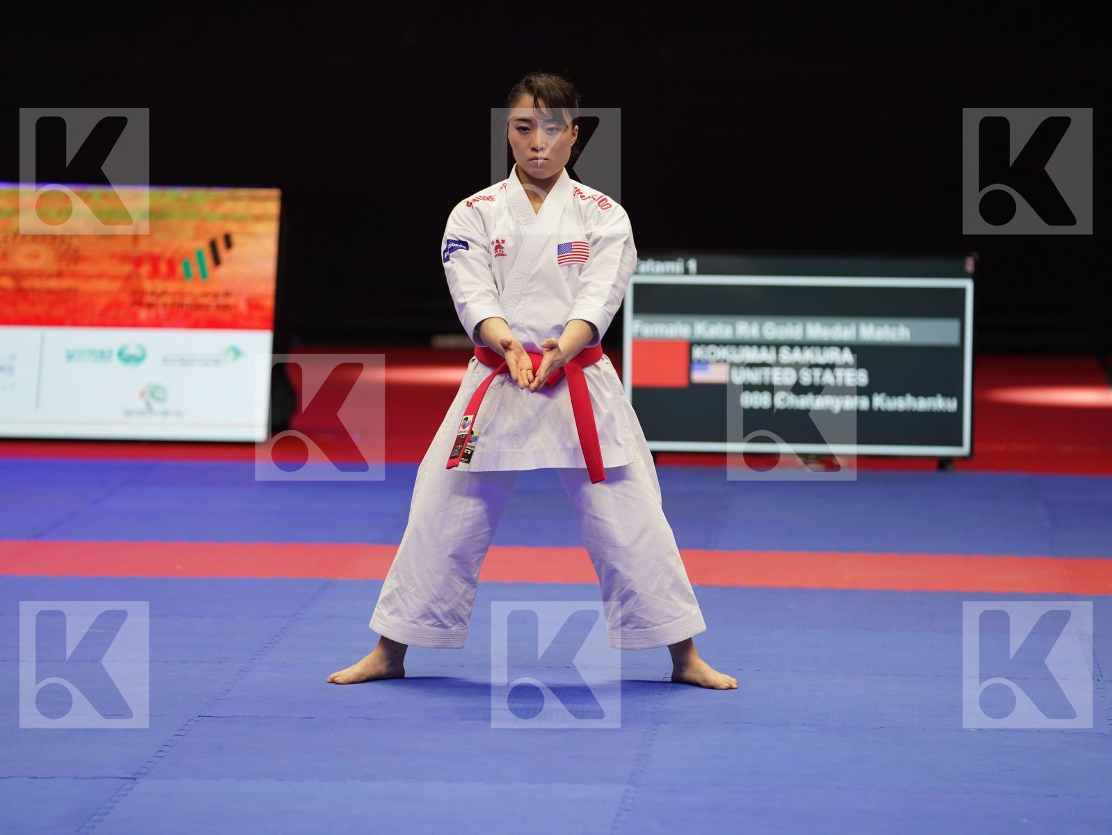 SAKURA KOKUMAI (USA) in Senior Female Kata - Gold bout