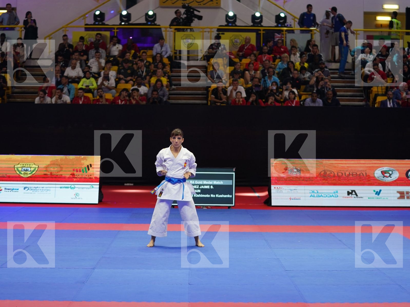 SANDRA SANCHEZ JAIME (SPAIN) in Senior Female Kata - Gold bout