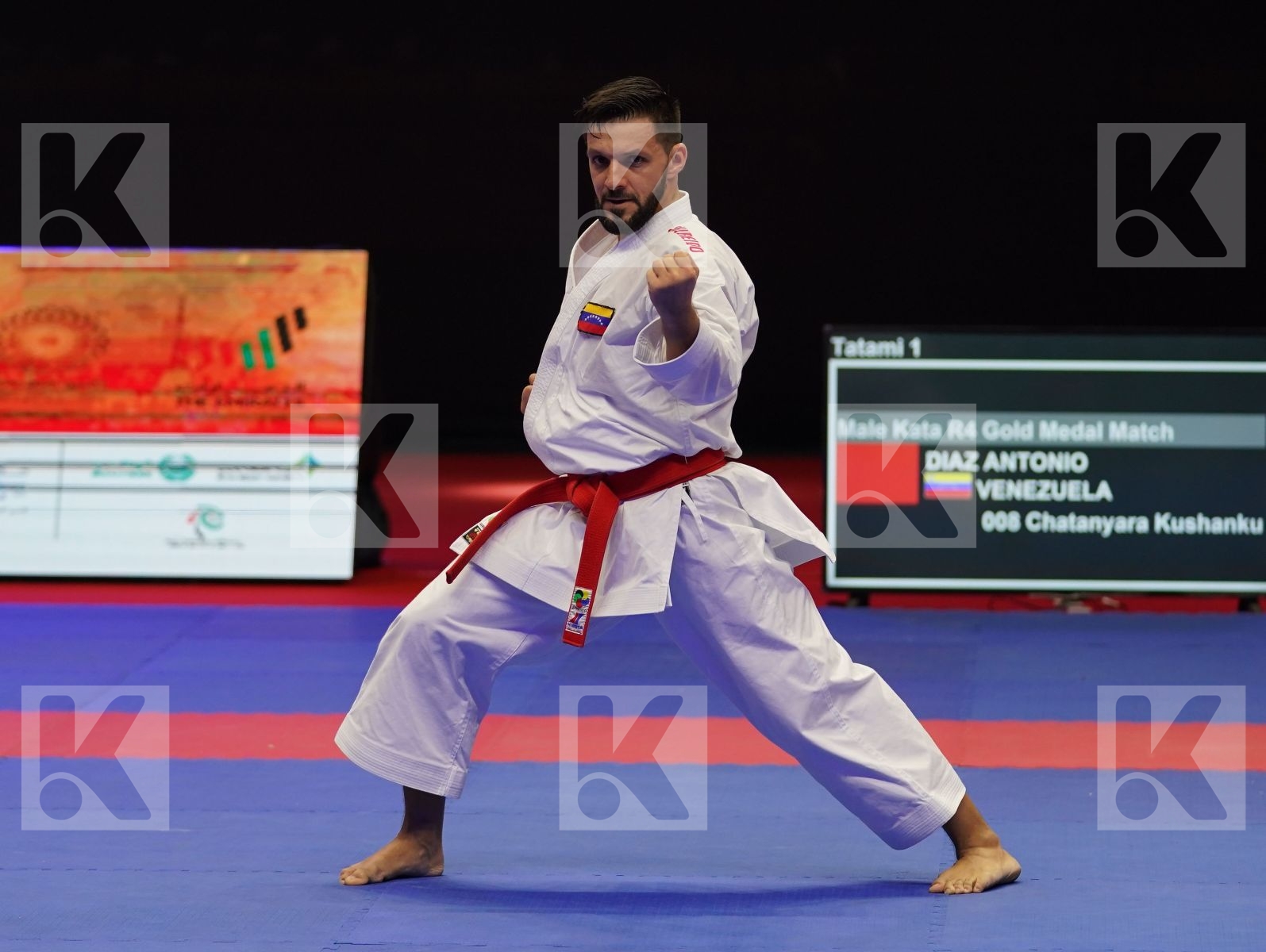 DIAZ ANTONIO (Venezuela) in Senior Male Kata - Gold bout