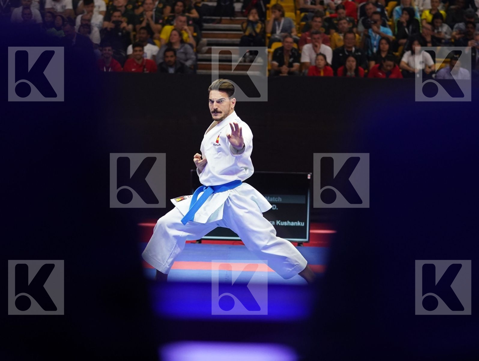 QUINTERO CAPDEVILA DAMIAN HUGO (Spain) in Senior Male Kata - Gold bout
