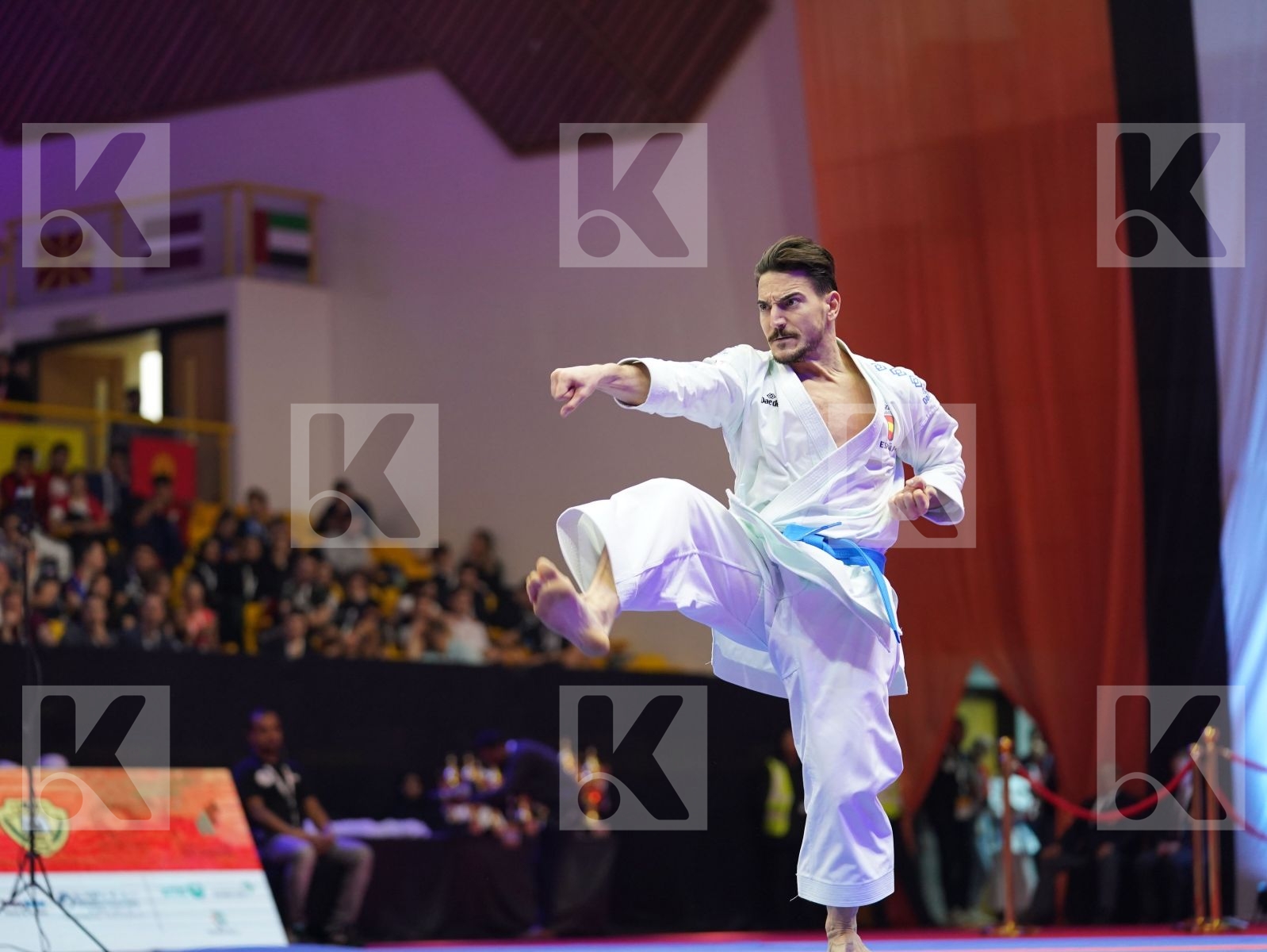 QUINTERO CAPDEVILA DAMIAN HUGO (Spain) in Senior Male Kata - Gold bout