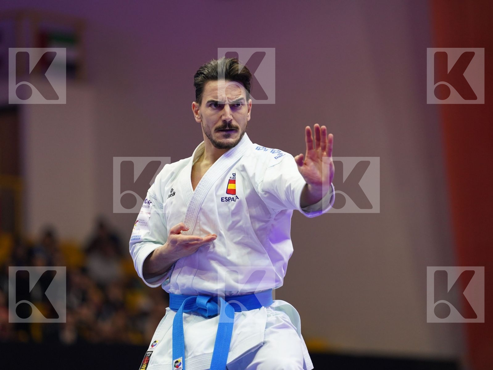 QUINTERO CAPDEVILA DAMIAN HUGO (Spain) in Senior Male Kata - Gold bout