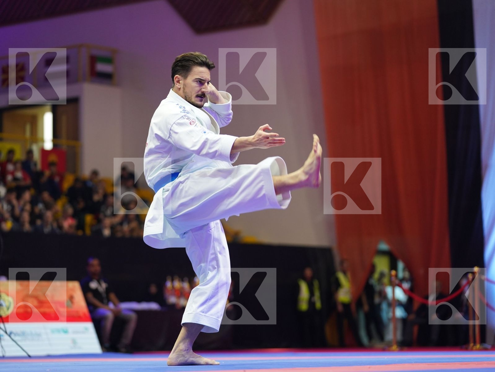 QUINTERO CAPDEVILA DAMIAN HUGO (Spain) in Senior Male Kata - Gold bout