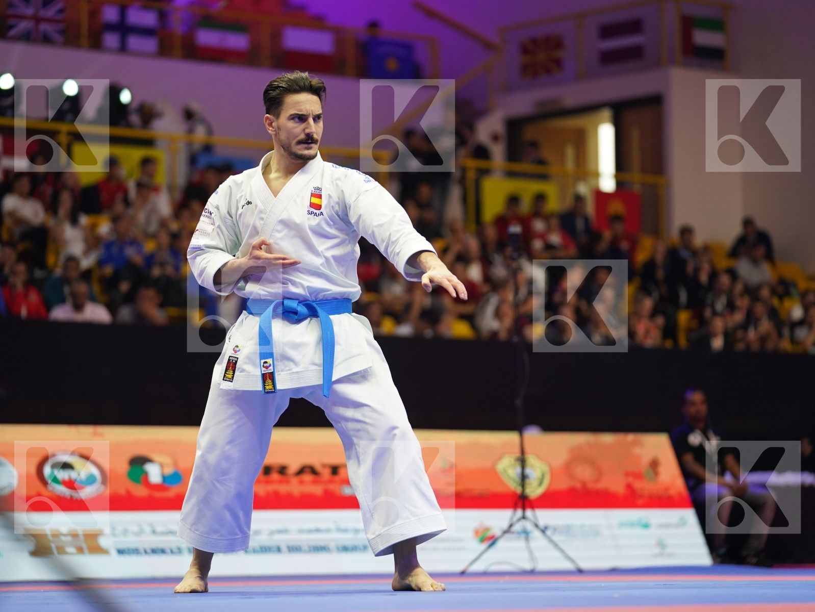 QUINTERO CAPDEVILA DAMIAN HUGO (Spain) in Senior Male Kata - Gold bout