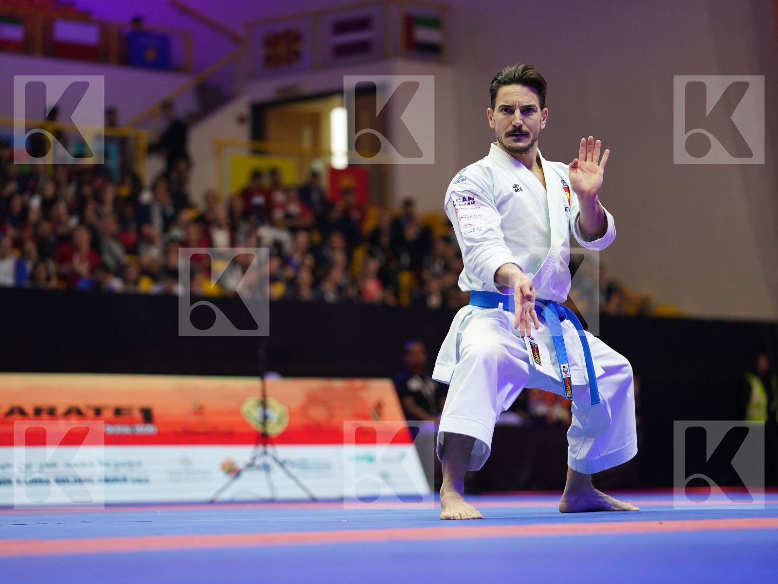 QUINTERO CAPDEVILA DAMIAN HUGO (Spain) in Senior Male Kata - Gold bout