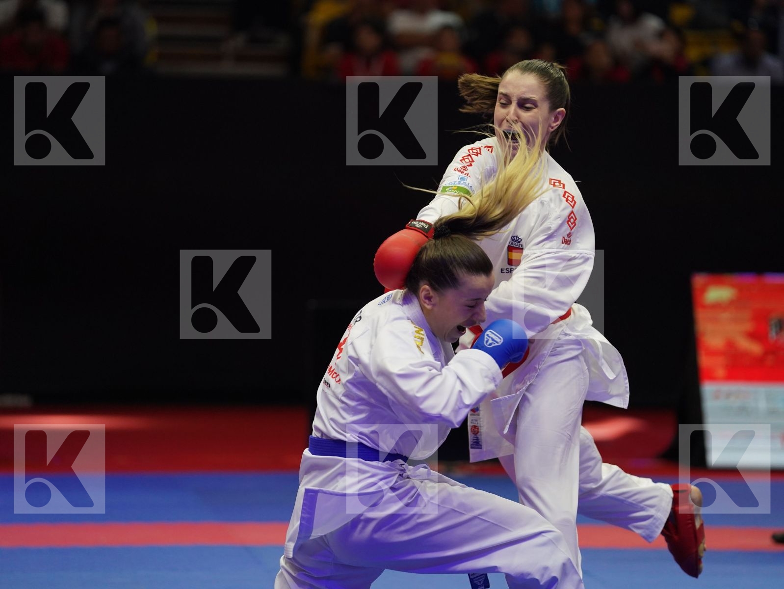 GOMEZ MORALES NADIA (Spain) vs OZCELIK ARAPOGLU SERAP (Turkey) in Senior Kumite -50 Kg - Gold bout