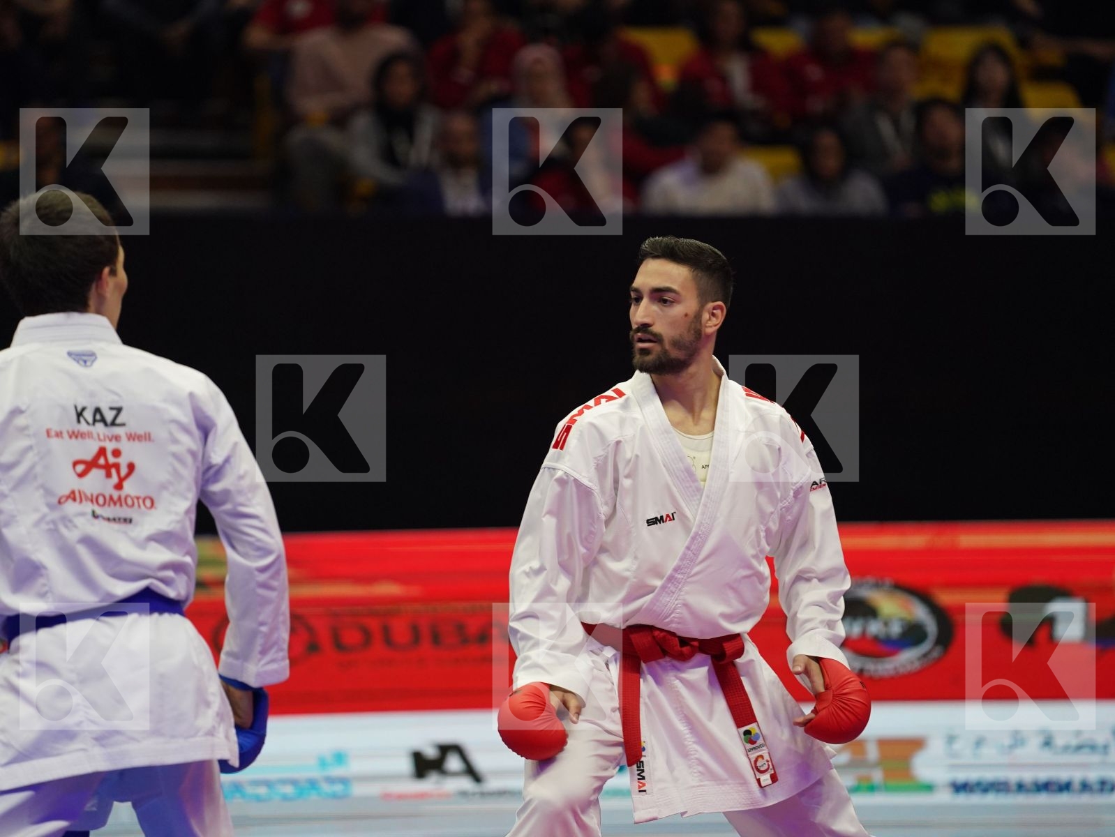 CRESCENZO ANGELO (Italy) vs ASSADILOV DARKHAN (Kazakhstan) in Senior Kumite -60 Kg - Gold bout