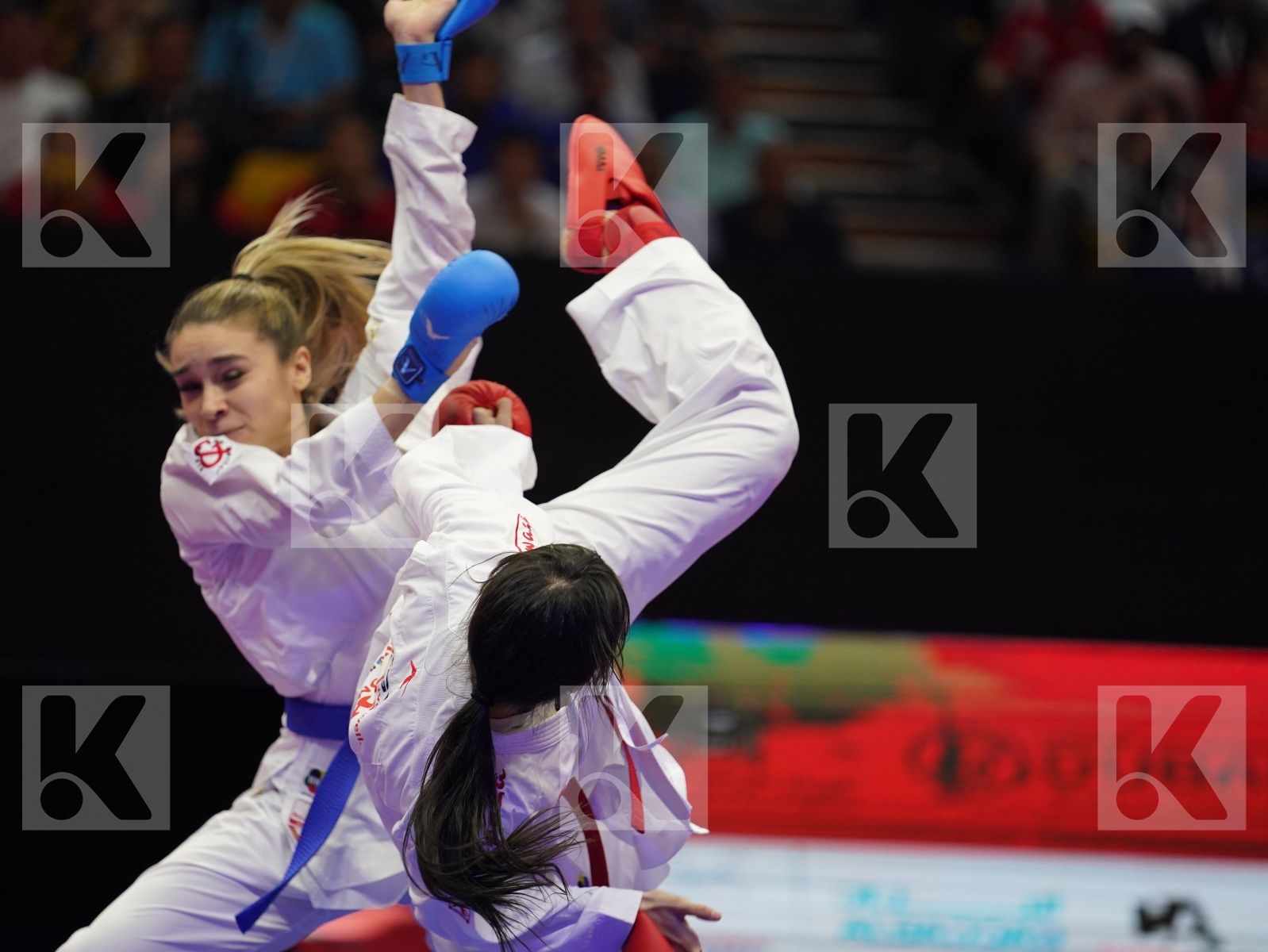ATTIA YASSMIN (Egypt) vs TERLIUGA ANZHELIKA (Ukraine) in Senior Kumite -55 Kg - Gold bout