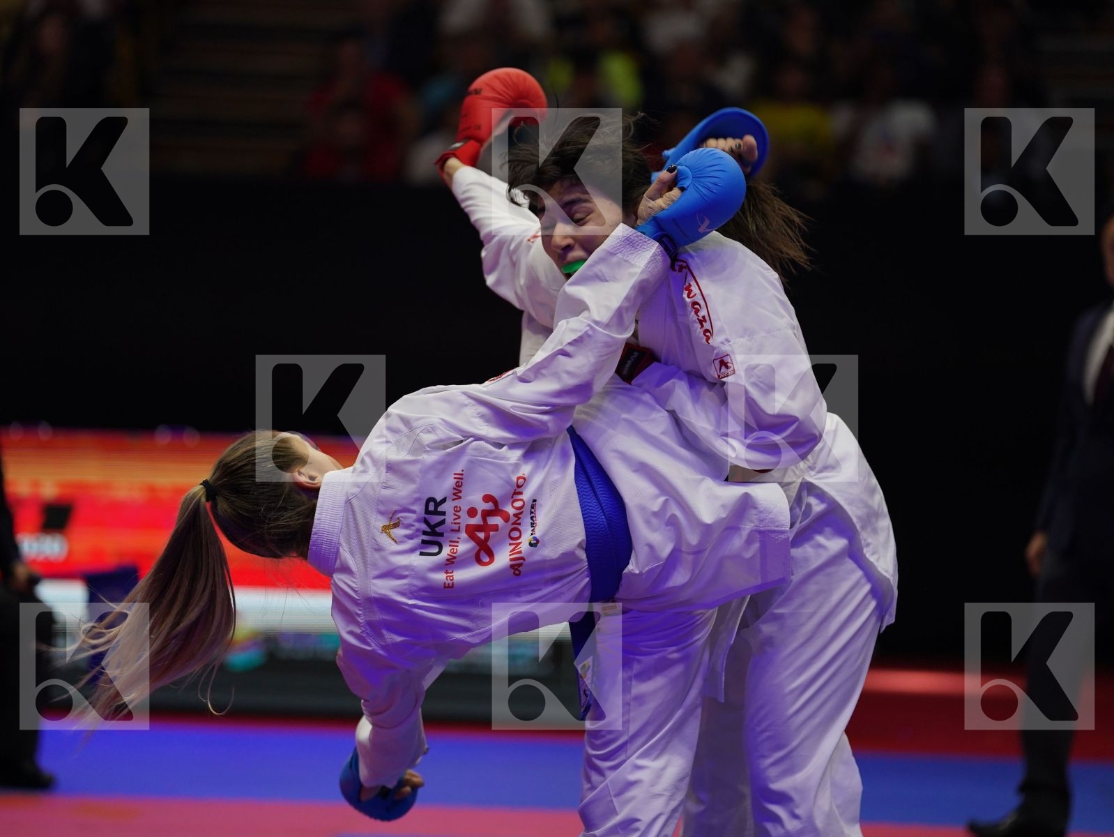 ATTIA YASSMIN (Egypt) vs TERLIUGA ANZHELIKA (Ukraine) in Senior Kumite -55 Kg - Gold bout
