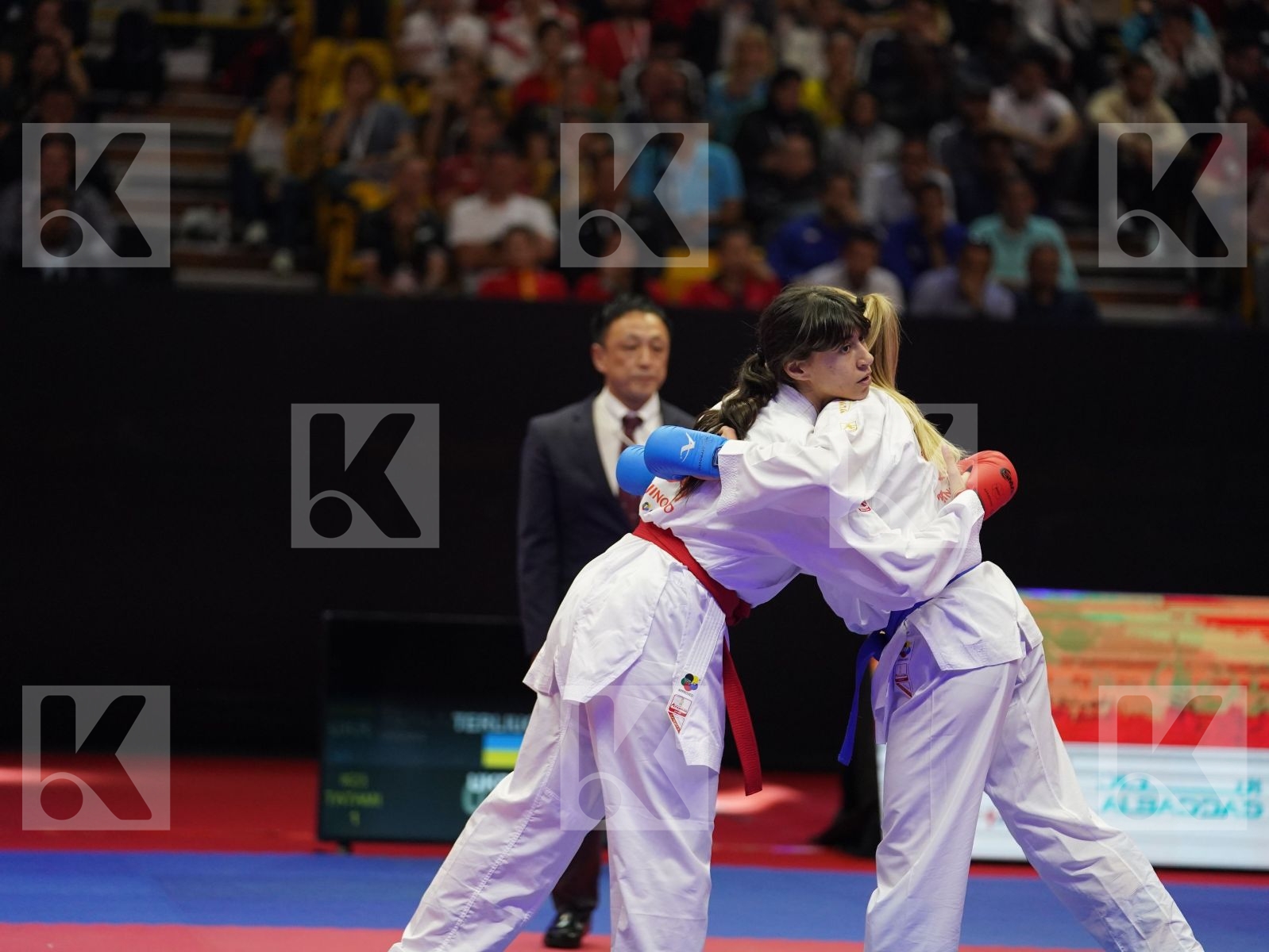 ATTIA YASSMIN (Egypt) vs TERLIUGA ANZHELIKA (Ukraine) in Senior Kumite -55 Kg - Gold bout