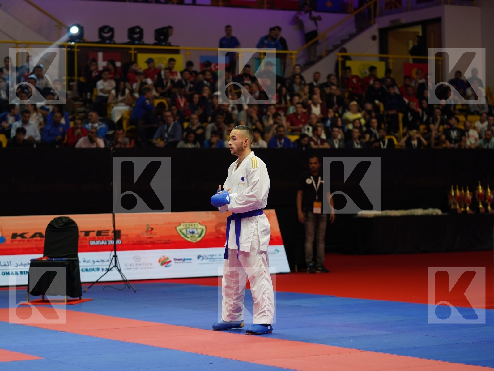 FIGUEIRA VINICIUS (Brasil) vs DACOSTA STEVEN (France) in Senior Kumite -67 Kg - Gold bout