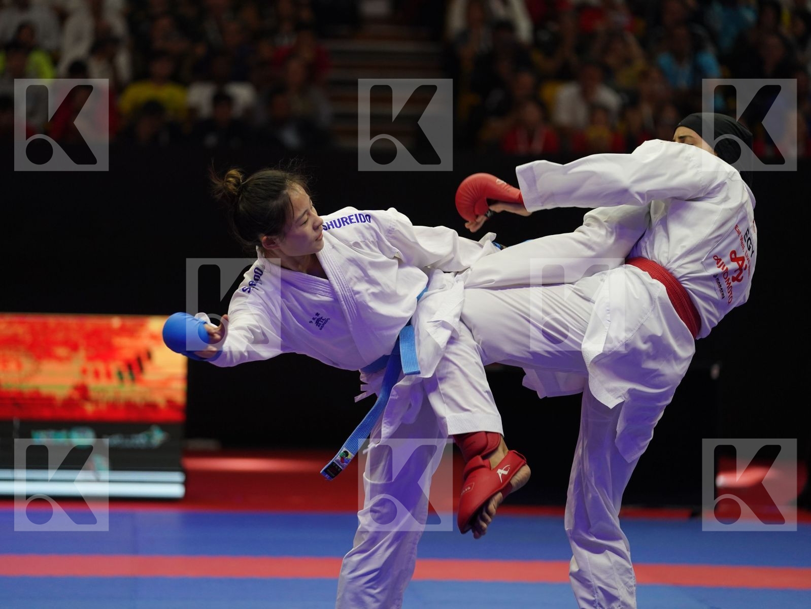 ABDELAZIZ FERYAL (Egypt) vs GONG LI (China) in Senior Kumite -68 Kg - Gold bout