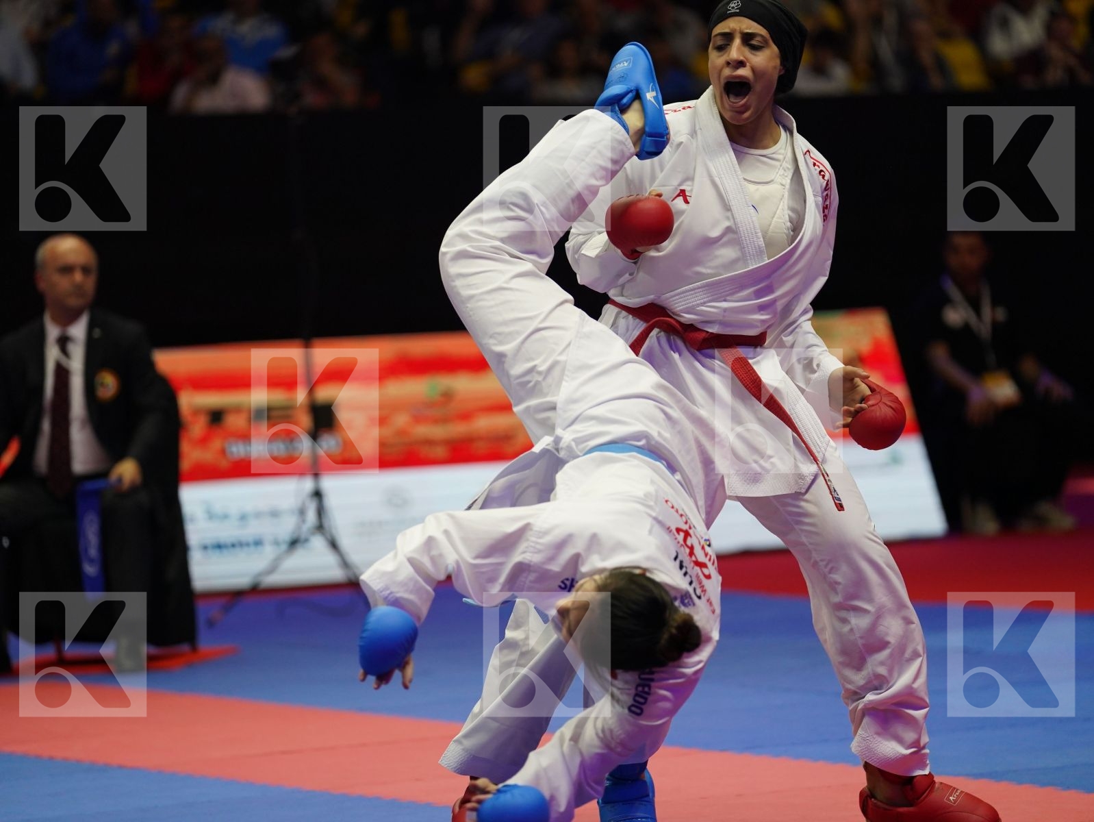 ABDELAZIZ FERYAL (Egypt) vs GONG LI (China) in Senior Kumite -68 Kg - Gold bout