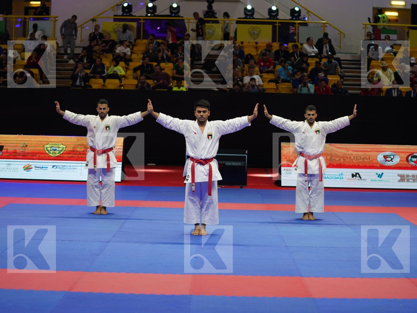 KUWAIT in Senior Team Male Kata - Gold bout