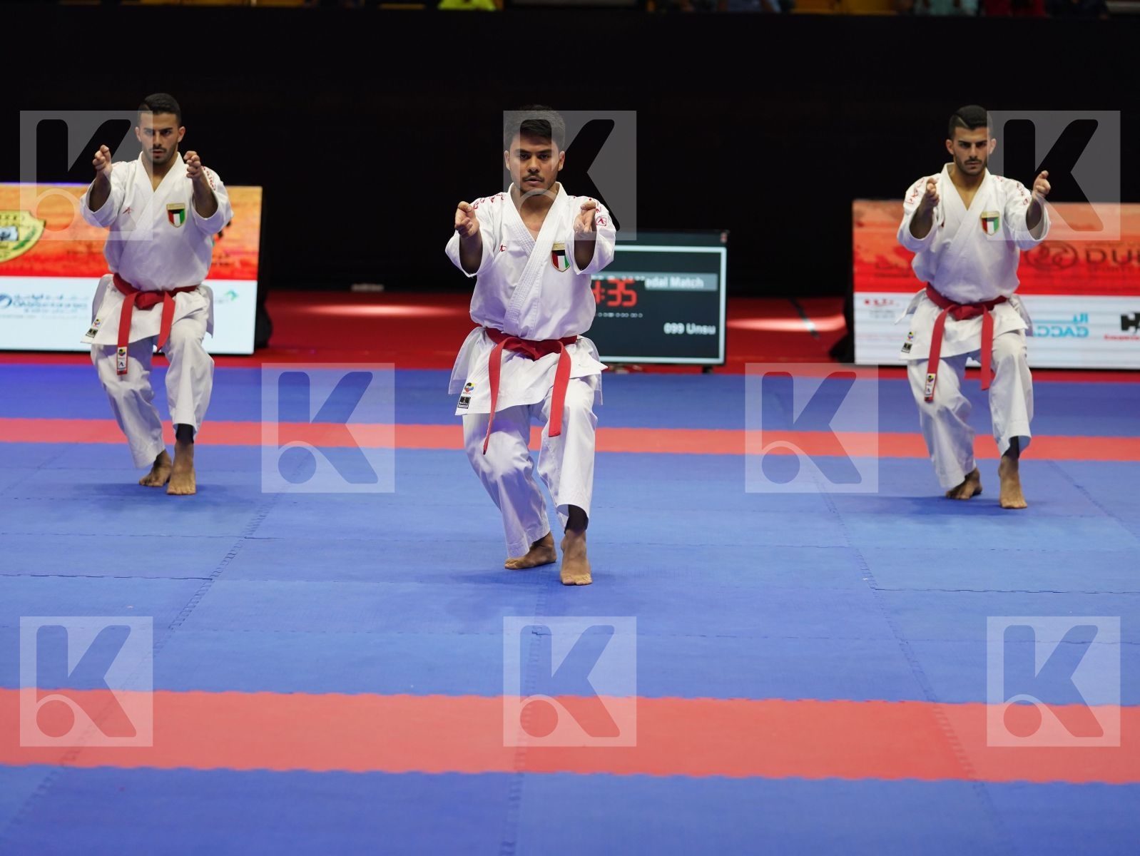 KUWAIT in Senior Team Male Kata - Gold bout