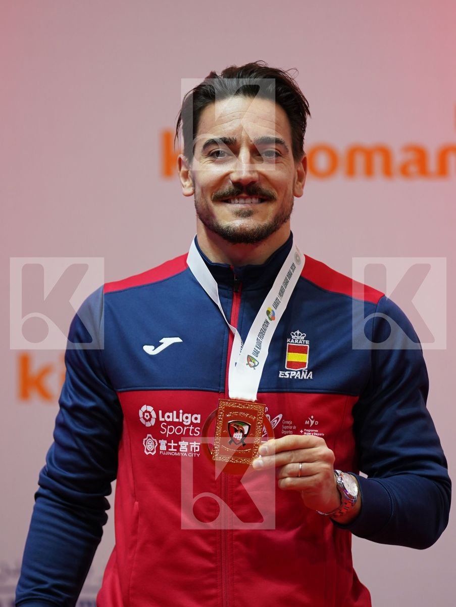 Damian Quintero (Spain) during podium ceremony