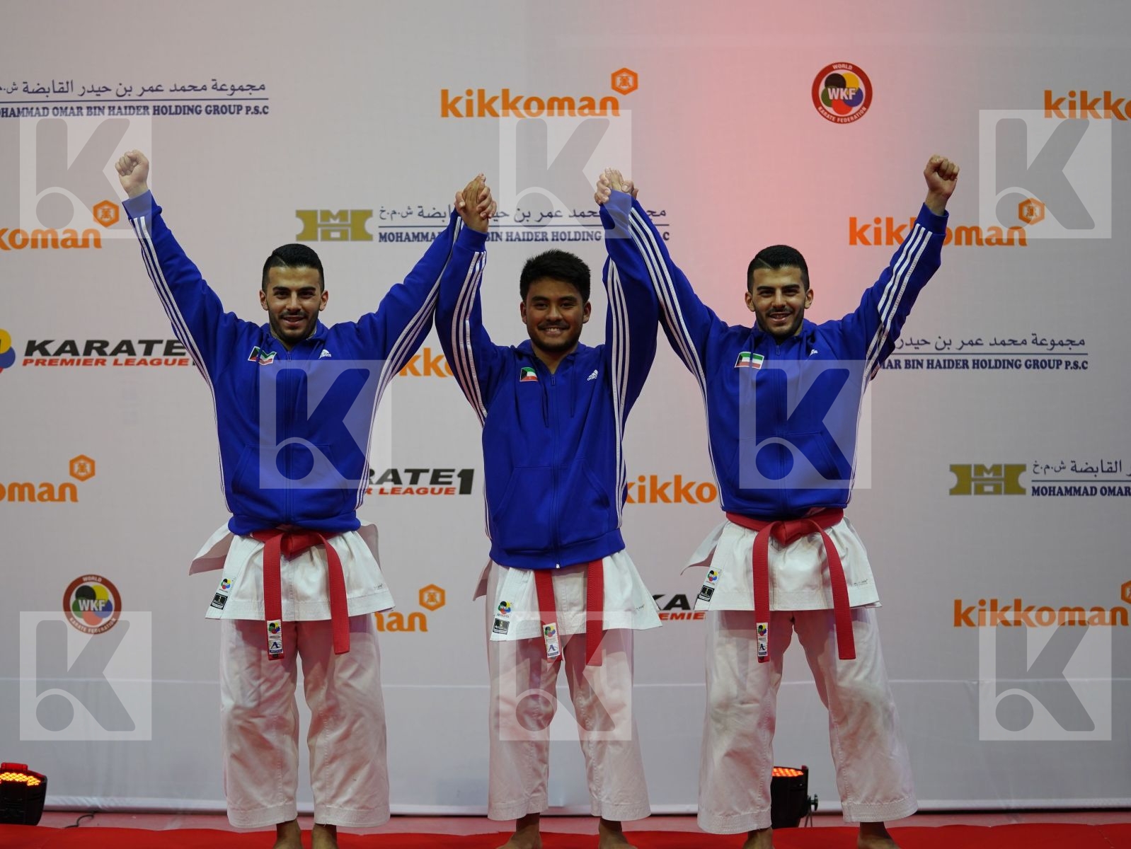 KUWAIT during podium ceremony