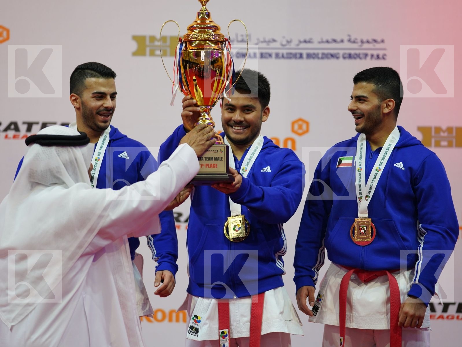 KUWAIT during podium ceremony