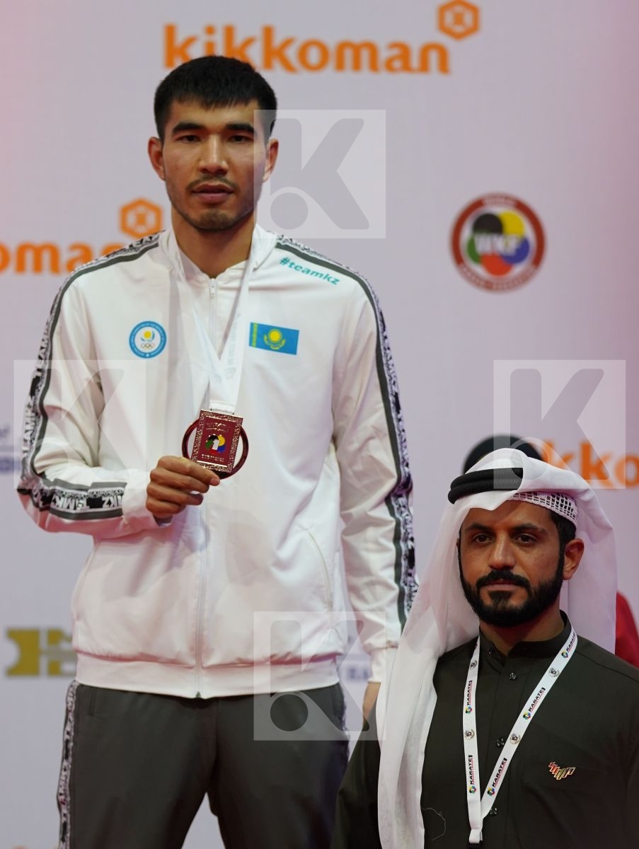 YULDASHEV DANIYAR (Kazakhstan) during podium ceremony