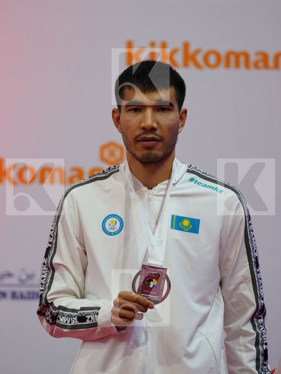 YULDASHEV DANIYAR (Kazakhstan) during podium ceremony