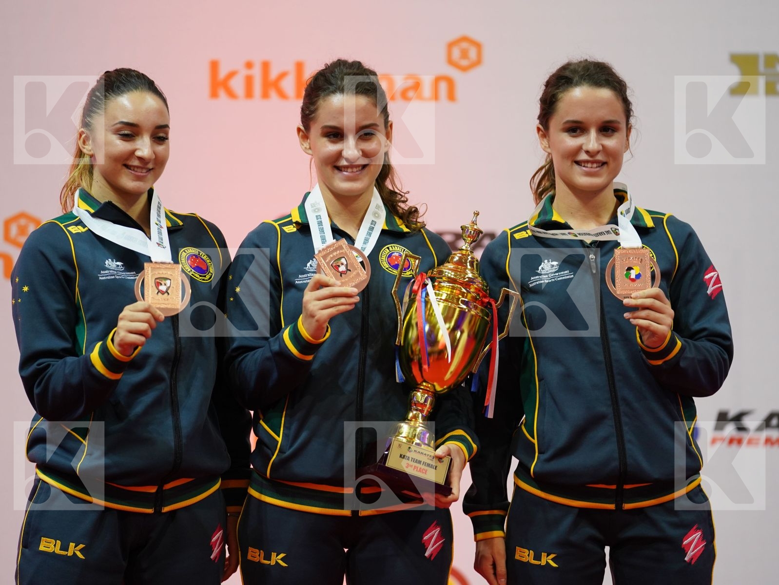 AUSTRALIA during podium ceremony