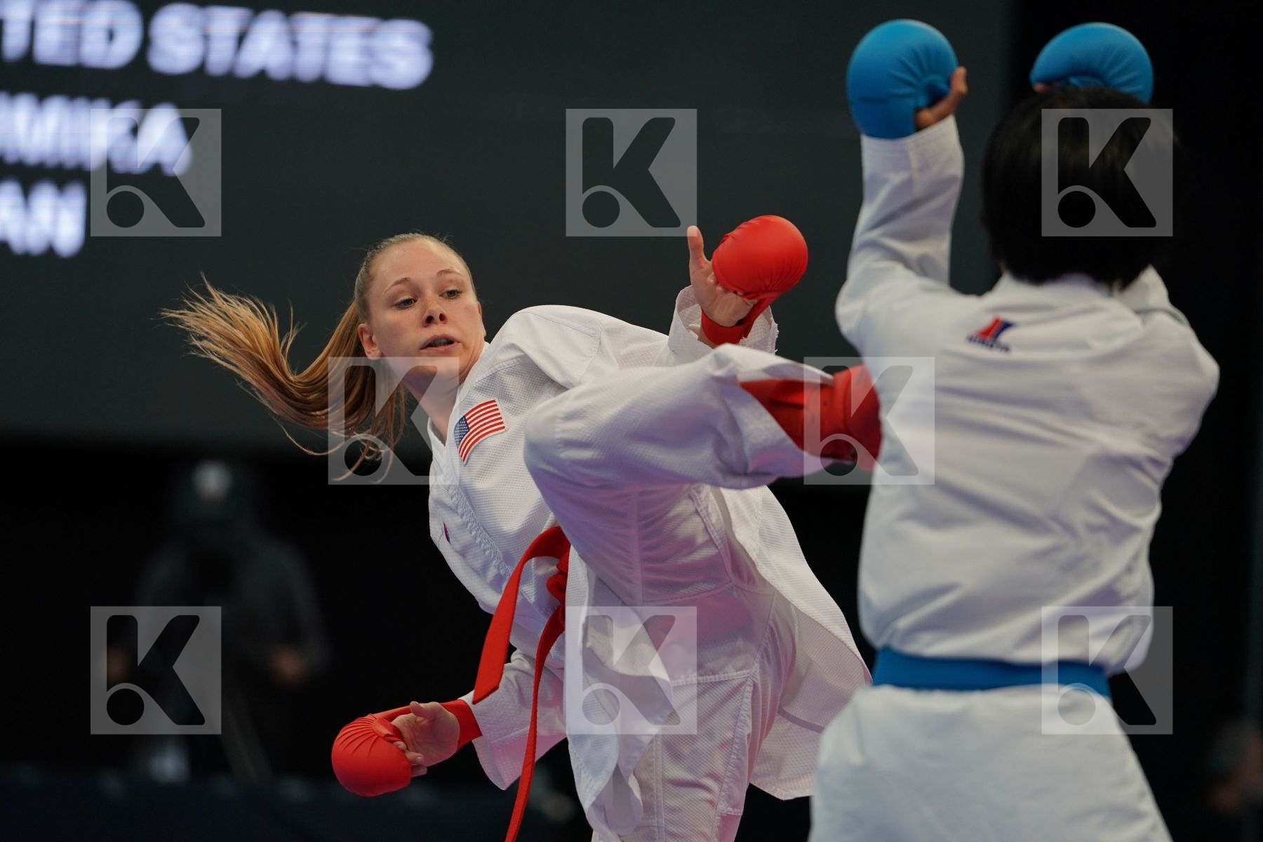 Brown Jenna Female kumite -55 kg Ishiai Fumika Japan United stat