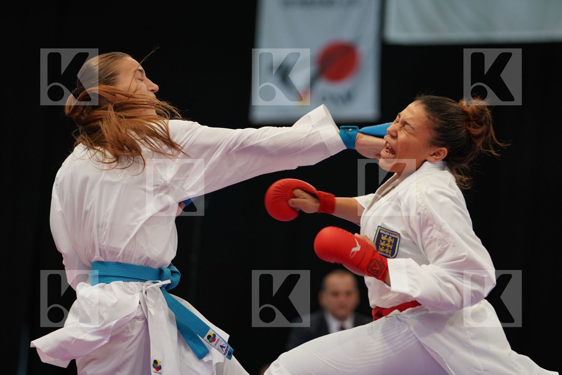 England Female kumite 68+ kg Harvey Amelia Stepashko Anastasiya