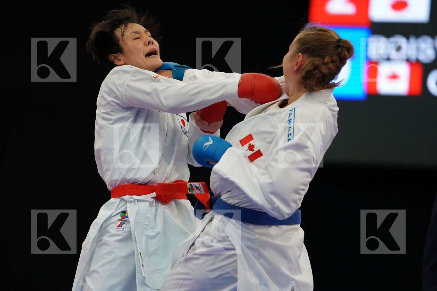 Boisvenue Camelie Canada Female kumite 68+ kg Japan Kawamura Nat