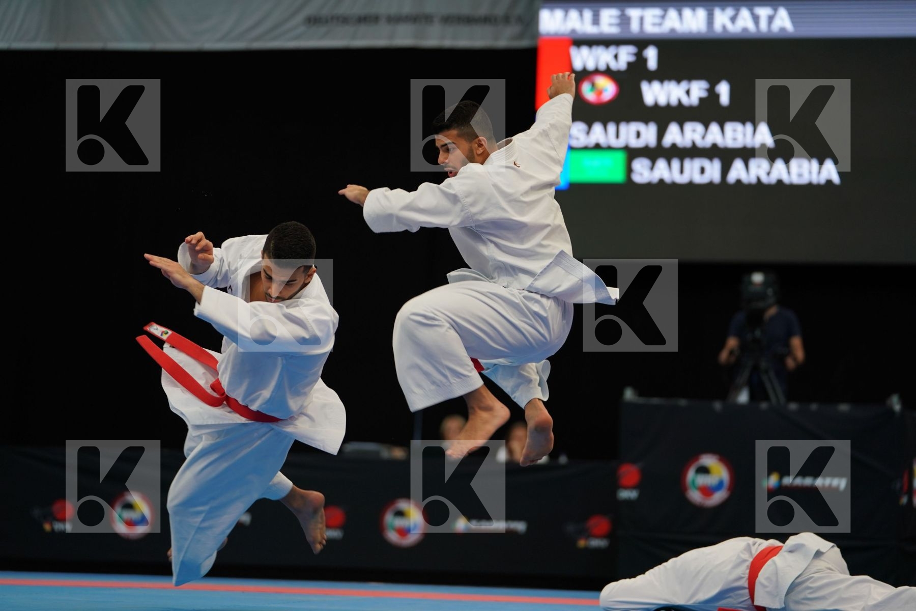 Male team kata Unsu Wkf 1